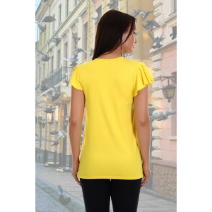 Туника женская №24612 вискоза (р-ры: 42-52) желтый