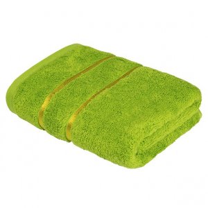 Полотенце махровое "Египетский хлопок" салатовый (Lime Green)