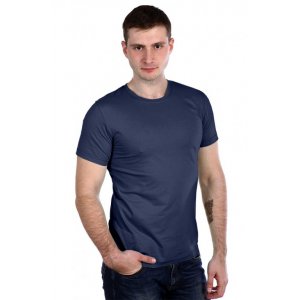 Мужская футболка "Гарант" хлопок (р-ры: S-3XL) тёмно-синий