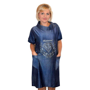 Платье женское П1064 полиэстер (р-ры: 48-60)