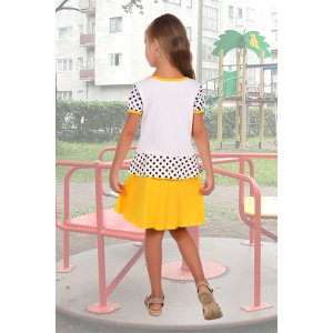 Платье детское "Джоли" кулирка (р-ры: 28-36) желтый