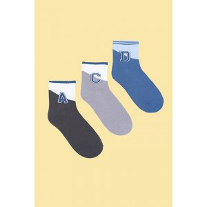 Носки детские "Буквы" - упаковка 3 пары
