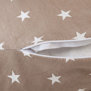 Подушка для беременных "MamaRelax" 1772 файбер цвет "Звёзды кофе"