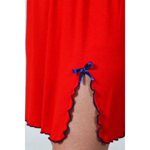 Сорочка ночная женская Н 008 вискоза (р-ры: 44-56) красный