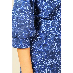 Платье женское  П 097 милано (р-ры: 44-54) синий