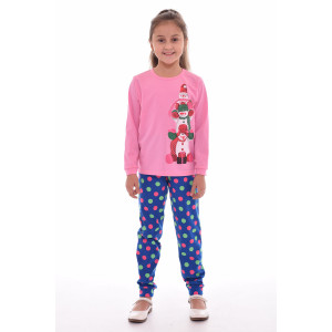 Пижама детская 7168 кулирка (р-ры: 30-34) розовый