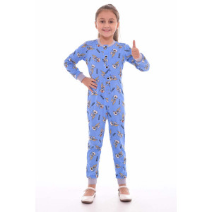 Пижама детская 7178 кулирка (р-ры: 30-34) индиго