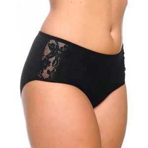 Трусы женские TS0147 хлопок+эластан (р-ры: M-XL) черные Трусы женские TS0147 хлопок+эластан (р-ры: M-XL) черные