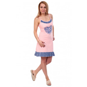 Сорочка женская С35 кулирка (р-ры: 44-52) розовый