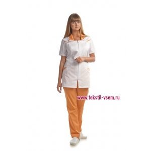 Медицинский костюм женский №437 сатори (р-ры: 40-60)