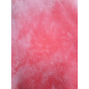 Халат женский удлиненный "Светлана" велсофт (р-ры: 44-62) розово-коралловый