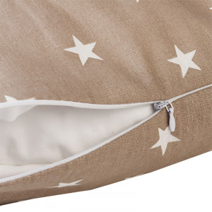 Подушка для беременных "MamaRelax" 1771 политерм (шарики) цвет "Звёзды кофе"