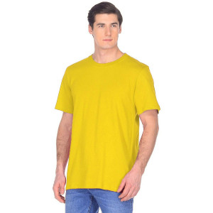 Мужская футболка "Гарант 014" хлопок (р-ры: S-3XL) желтый