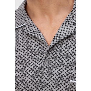 Пижама мужская "Комфорт Б" кулирка (р-ры: 48-62) серый