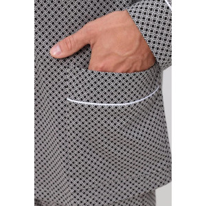 Пижама мужская "Комфорт Б" кулирка (р-ры: 48-62) серый