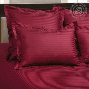Постельное белье страйп-сатин "Бордо"