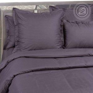 Постельное белье страйп-сатин "Мокрый асфальт"