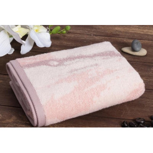 Полотенце махровое "Agata di colore" розовый