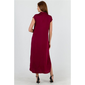 Платье женское "Леонора" штапель (р-ры: 48-58) бордовый