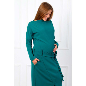 Платье универсальное женское П 227 диор (р-ры: 44-58) зеленый