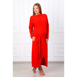 Платье универсальное женское П 227-2 диор (р-ры: 44-58) красный