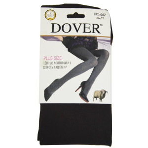 Колготки женские теплые из кашемира супер гигант "Dover" №662 коричневые