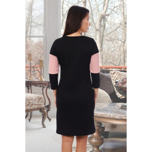 Платье женское "Филадельфия" лапша (р-ры: 44-52) черный