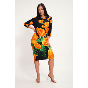 Платье женское П1134 масло (р-ры: 48-58)