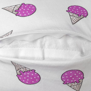 Подушка для беременных "MamaRelax" 1772 файбер цвет "Мороженое" фуксия