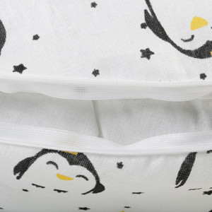 Подушка для беременных "MamaRelax" 1772 файбер цвет "Пингвины"