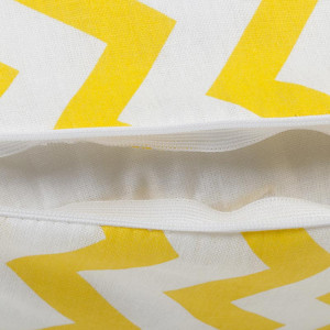 Подушка для беременных "MamaRelax" 1772 файбер цвет "Зигзаг" желтый