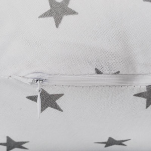 Подушка для беременных "MamaRelax" 1772 файбер цвет "Звезды" серый