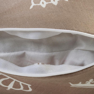Подушка для беременных "MamaRelax" 1772 файбер цвет "Короны" кофе