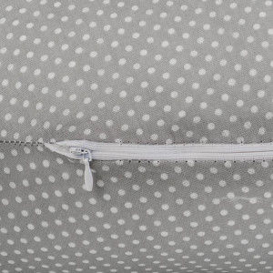 Подушка для беременных "MamaRelax" 1772 файбер цвет "Горошек" серый