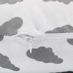 Подушка для беременных "MamaRelax" 1772 файбер цвет "Облака" серый