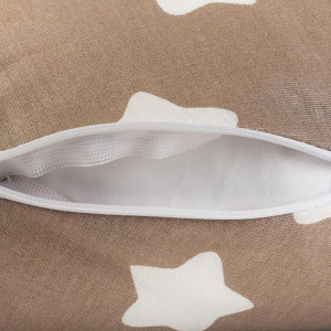 Подушка для беременных "MamaRelax" 1771 политерм (шарики) цвет "Прянички" коричневый