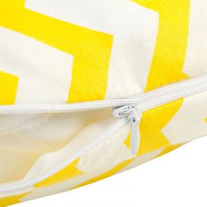 Подушка для беременных "MamaRelax" 1771 политерм (шарики) цвет "Зигзаг" желтый