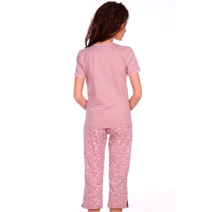 Пижама женская №1135/1 кулирка (р-ры: 48-58) розовый