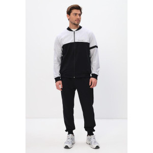 Костюм двойка мужской "Спарта" футер 2-х нитка (р-ры: 48-58) черный