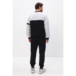 Костюм двойка мужской "Спарта" футер 2-х нитка (р-ры: 48-58) черный