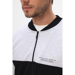 Костюм двойка мужской "Спарта" футер 2-х нитка (р-ры: 48-58) черный