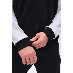 Костюм двойка мужской "Спарта" футер 2-х нитка (р-ры: 48-58) черный