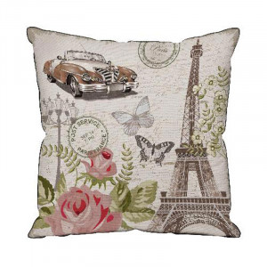 Подушка декоративная с фотопечатью "Париж"