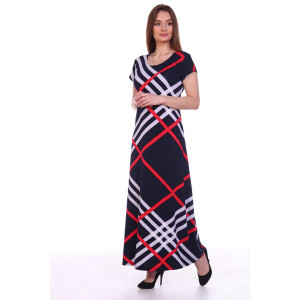 Платье женское 727 вискоза (р-ры: 48-58) красный