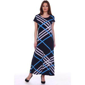 Платье женское 727 вискоза (р-ры: 48-56) синий