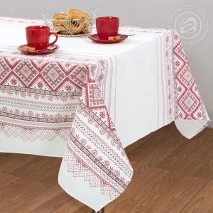 Скатерть из рогожки "Каравай" Скатерть из рогожки "Каравай"
