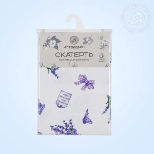 Скатерть из рогожки "Сиреневая дымка" Скатерть из рогожки "Сиреневая дымка"
