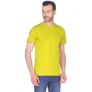 Мужская футболка "Vestco" хлопок (р-ры: M-10XL) желтый Мужская футболка "Vestco" хлопок (р-ры: M-10XL) желтый