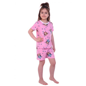 Пижама детская "Варюша" кулирка (р-ры: 30-38) розовый