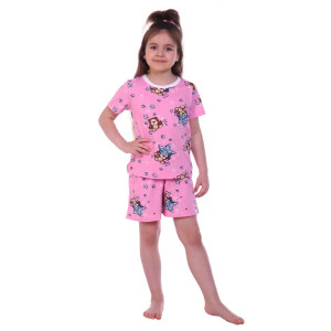 Пижама детская "Варюша" кулирка (р-ры: 30-38) розовый